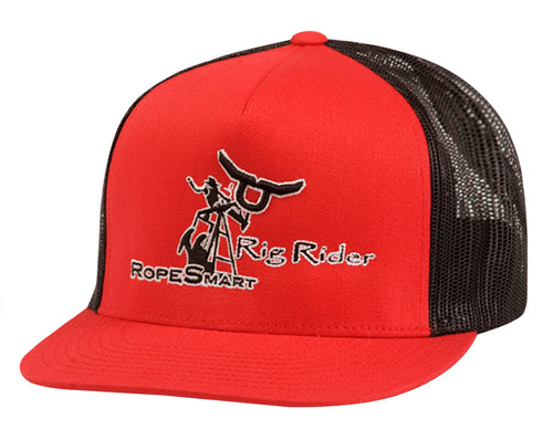 Rs Rig Rider Red Trucker Snapback Cap