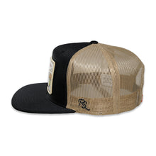 Load image into Gallery viewer, RopeSmart Cowboy Patch Black Trucker Cap
