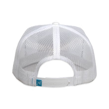 Load image into Gallery viewer, RopeSmart Teal Death Valley Patch White Trucker Cap