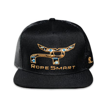 Load image into Gallery viewer, RopeSmart Desert Blue Santa Fe Black Trucker Cap