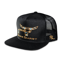 Load image into Gallery viewer, RopeSmart Desert Blue Santa Fe Black Trucker Cap