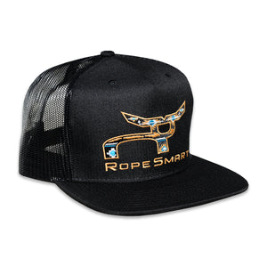 RopeSmart Desert Blue Santa Fe Black Trucker Cap