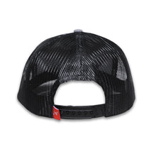 Load image into Gallery viewer, RopeSmart Black Wranglin Patch – Gray and Black Trucker Cap