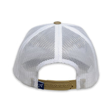 Load image into Gallery viewer, RopeSmart Blue Cow Puncher Patch White and Khaki Trucker Cap