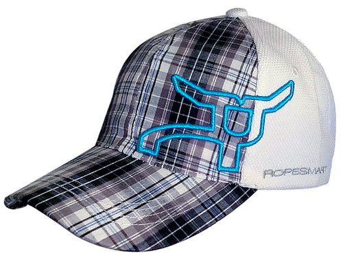 Plaid Snapback Cap w/ Side RopeSmart Logo