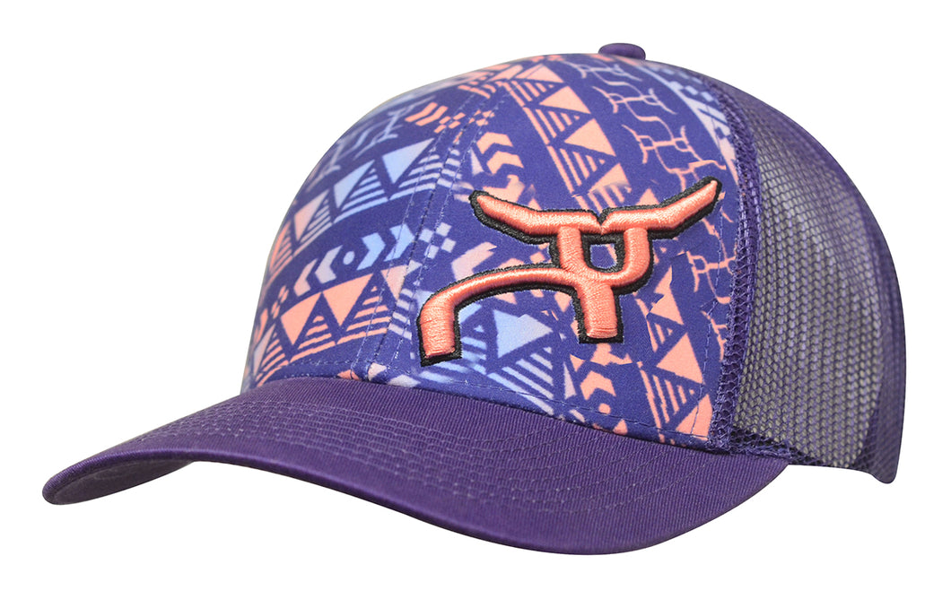 RS Purple Aztec Pattern Snapback