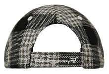 Load image into Gallery viewer, RS Black &amp; White Plaid Snapback