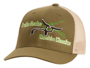 RS "Cashin Checks" Moss Green Snapback Cap