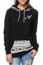 Load image into Gallery viewer, RS Chic Hoodie Long Sleeve Geometric Print