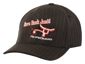 RS "Rare Back Jack" Black Pinstripe Fitted Cap