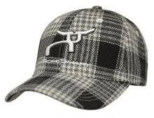 Load image into Gallery viewer, RS Black &amp; White Plaid Snapback