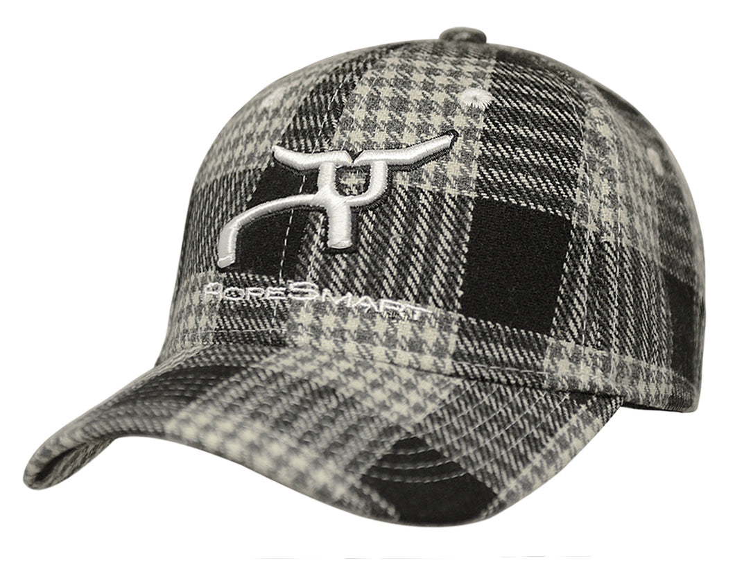RS Black & White Plaid Snapback