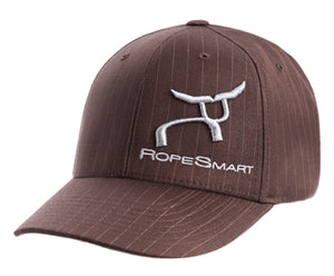 Pinstripe Brown/White RopeSmart Cap